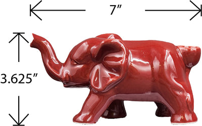 elephant novelty  pipe - red color - Headshop.com