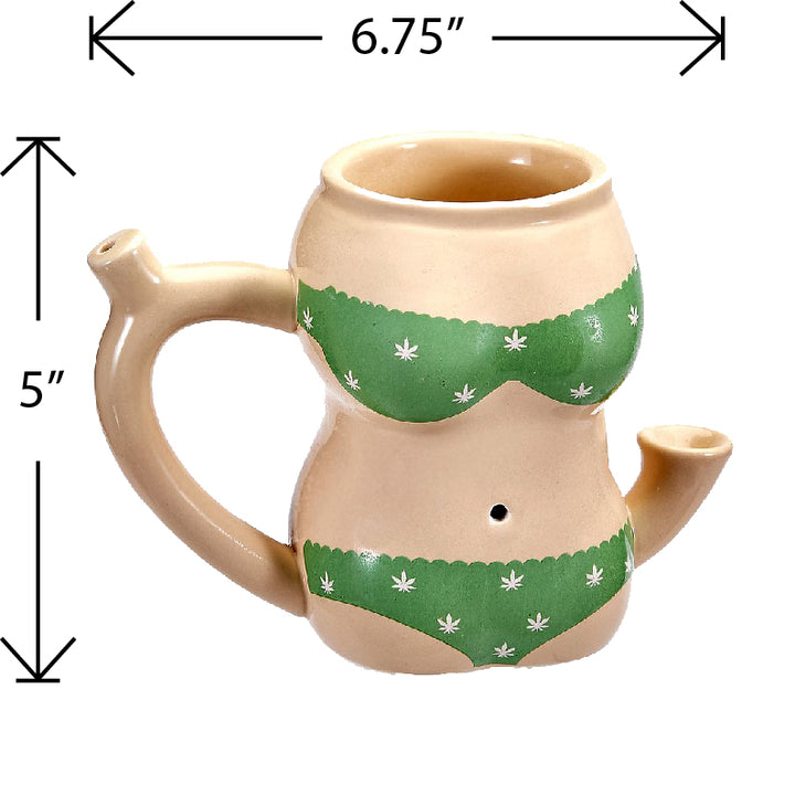 green bikini mug - Headshop.com
