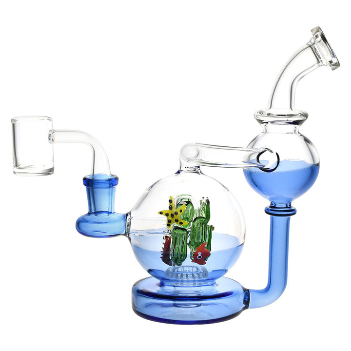 Pulsar Sea Globe Recycler Dab Rig - 7" / 14mm F - Headshop.com