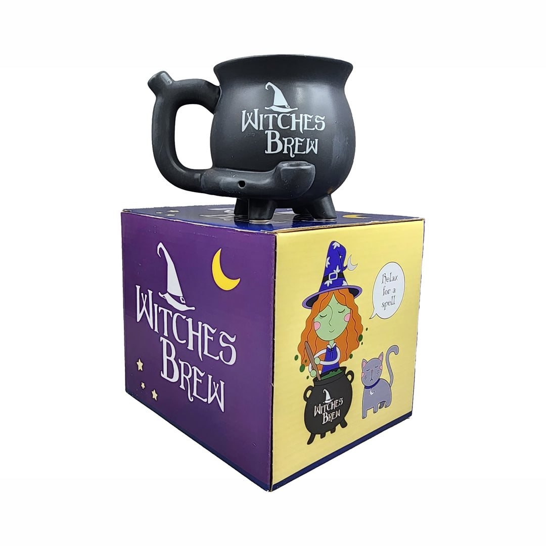 witches brew cauldron mug - Headshop.com