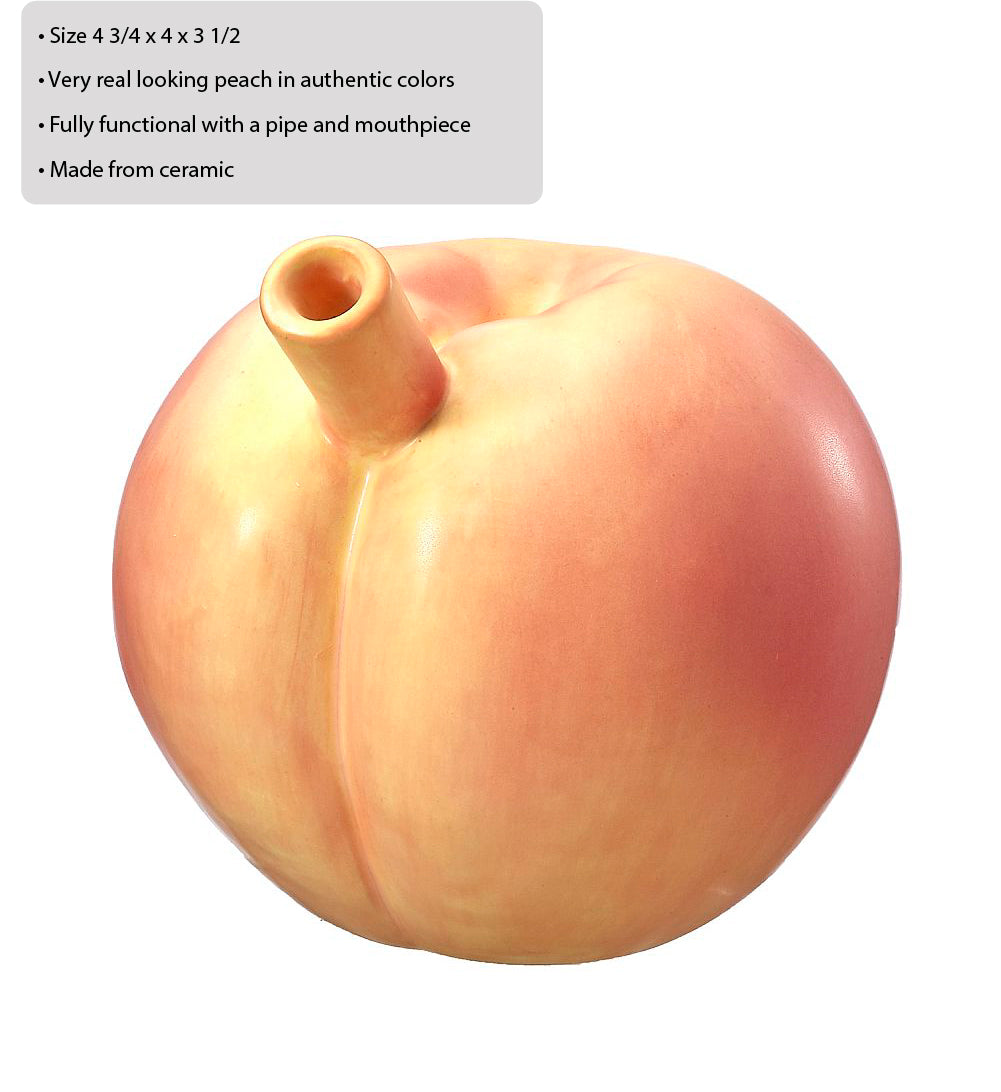 Mini Peach Pipe - Headshop.com
