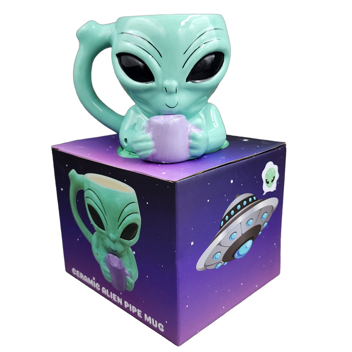Alien Pipe Mug - Headshop.com