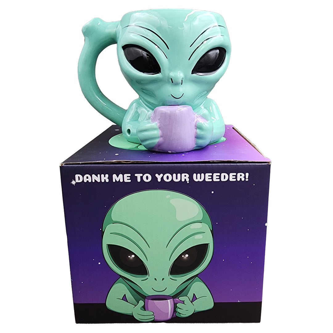 Alien Pipe Mug - Headshop.com