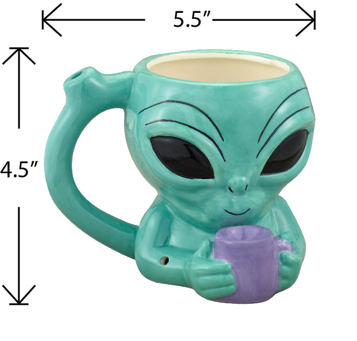 Alien Pipe Mug - Headshop.com