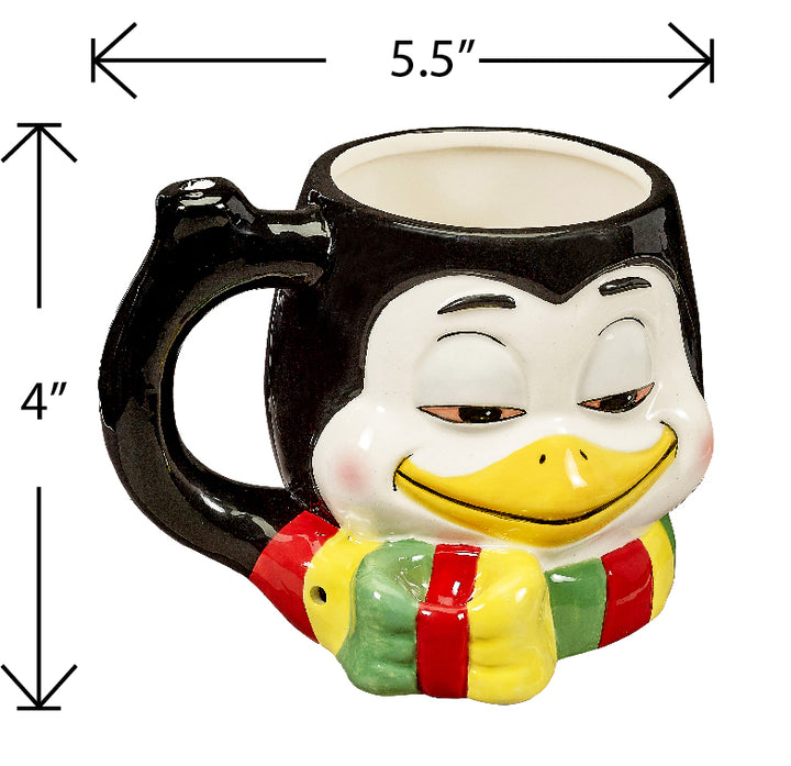 Stoned Penguin Pipe Mug - Headshop.com