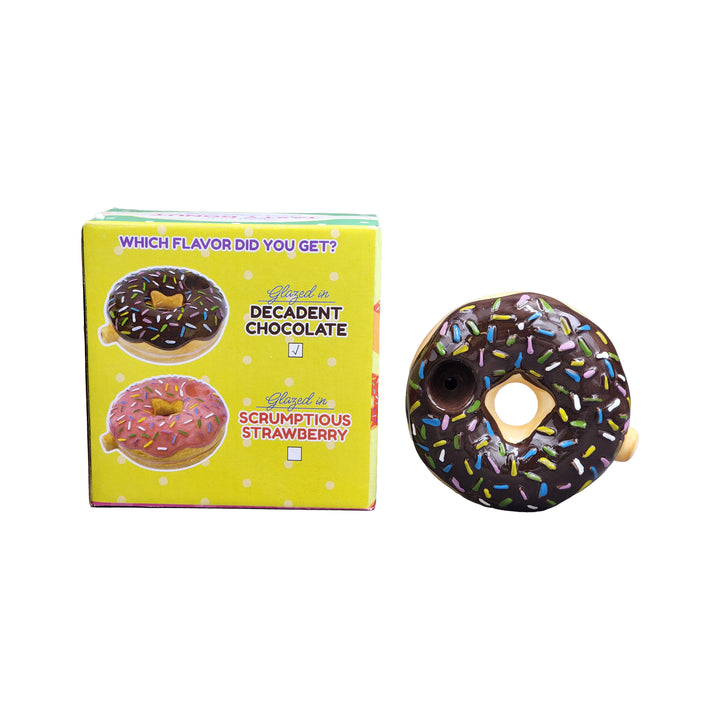 Chocolate Donut Pipe - Headshop.com