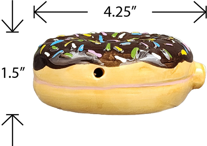 Chocolate Donut Pipe - Headshop.com