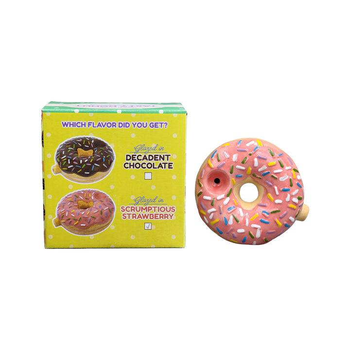 Strawberry Donut Pipe - Headshop.com
