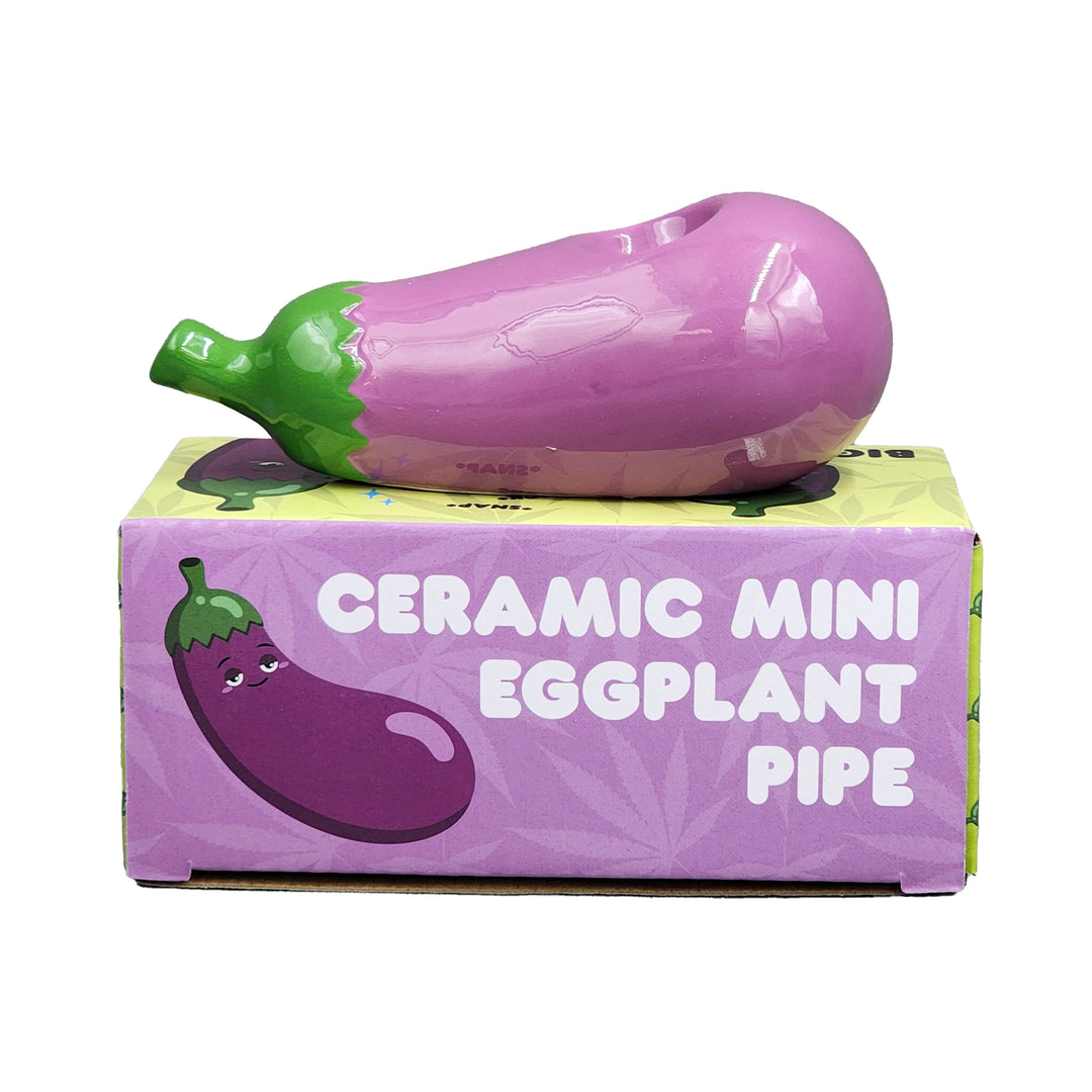 Mini Eggplant Pipe - Headshop.com