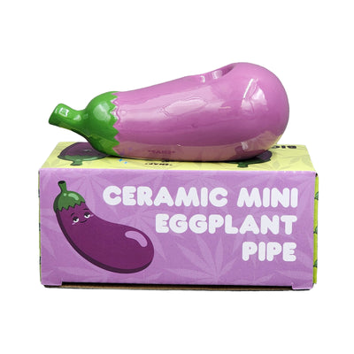 Mini Eggplant Pipe - Headshop.com