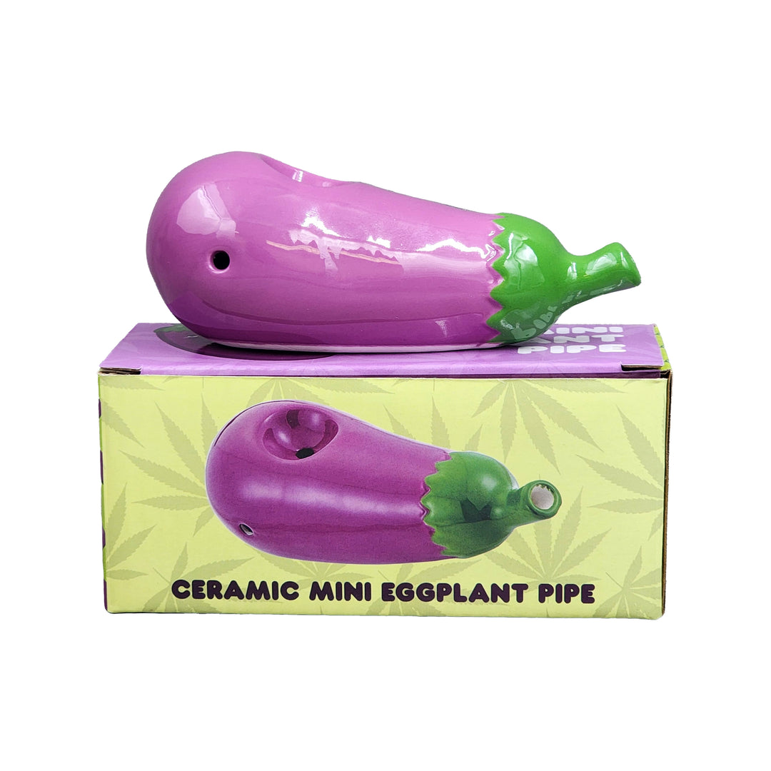 Mini Eggplant Pipe - Headshop.com