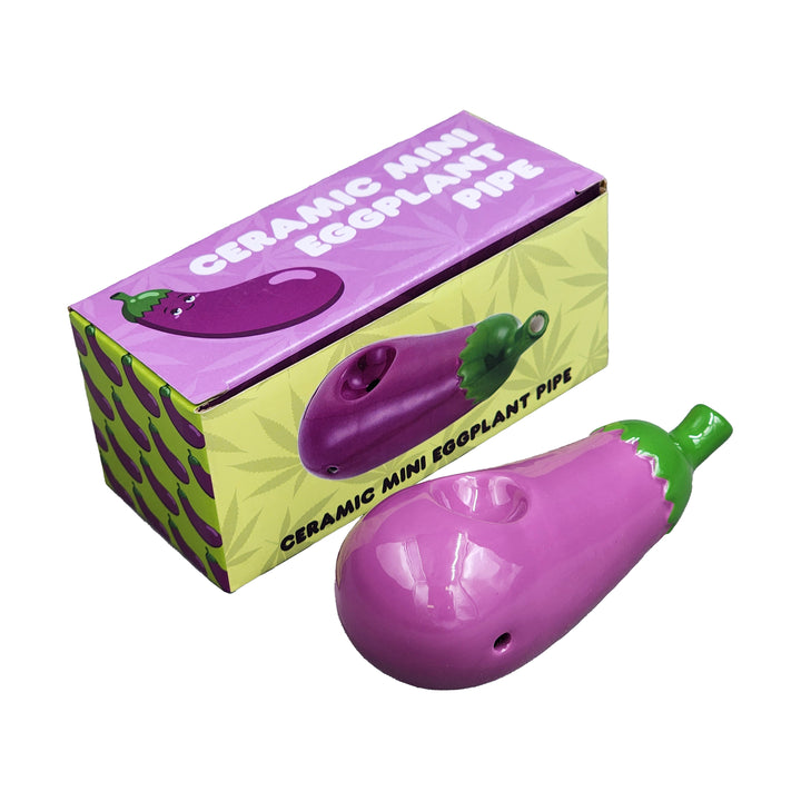 Mini Eggplant Pipe - Headshop.com