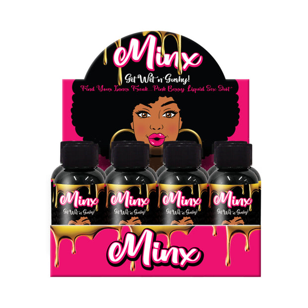 Minx Female Enhancement Shot 2 oz. 12-Piece Display - Headshop.com
