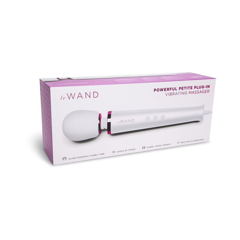 Le Wand Powerful Petite Plug-In White - Headshop.com