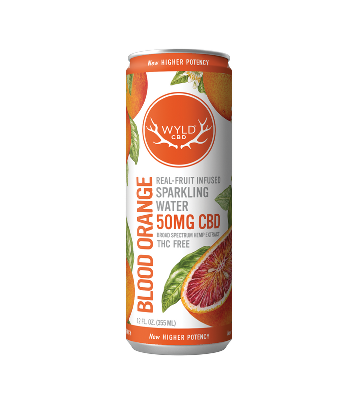 WYLD Real Fruit CBD Infused Sparkling Water 12oz (Multiple Flavors) - Headshop.com