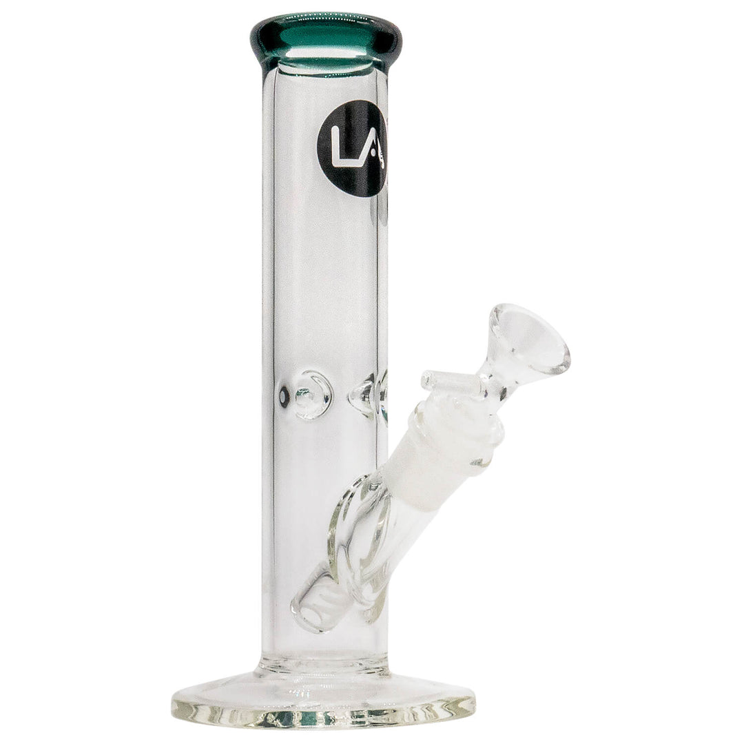 LA Pipes Straight Shooter Bong - Multiple Colors - 8" - Headshop.com