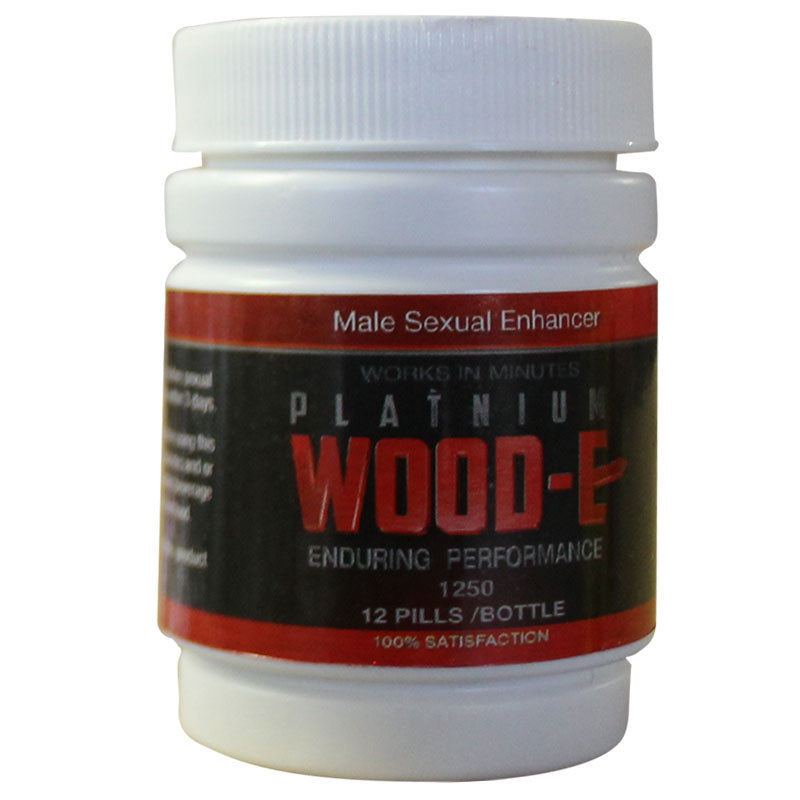 Platinum Wood-E 12ct Pill Bottle - Headshop.com