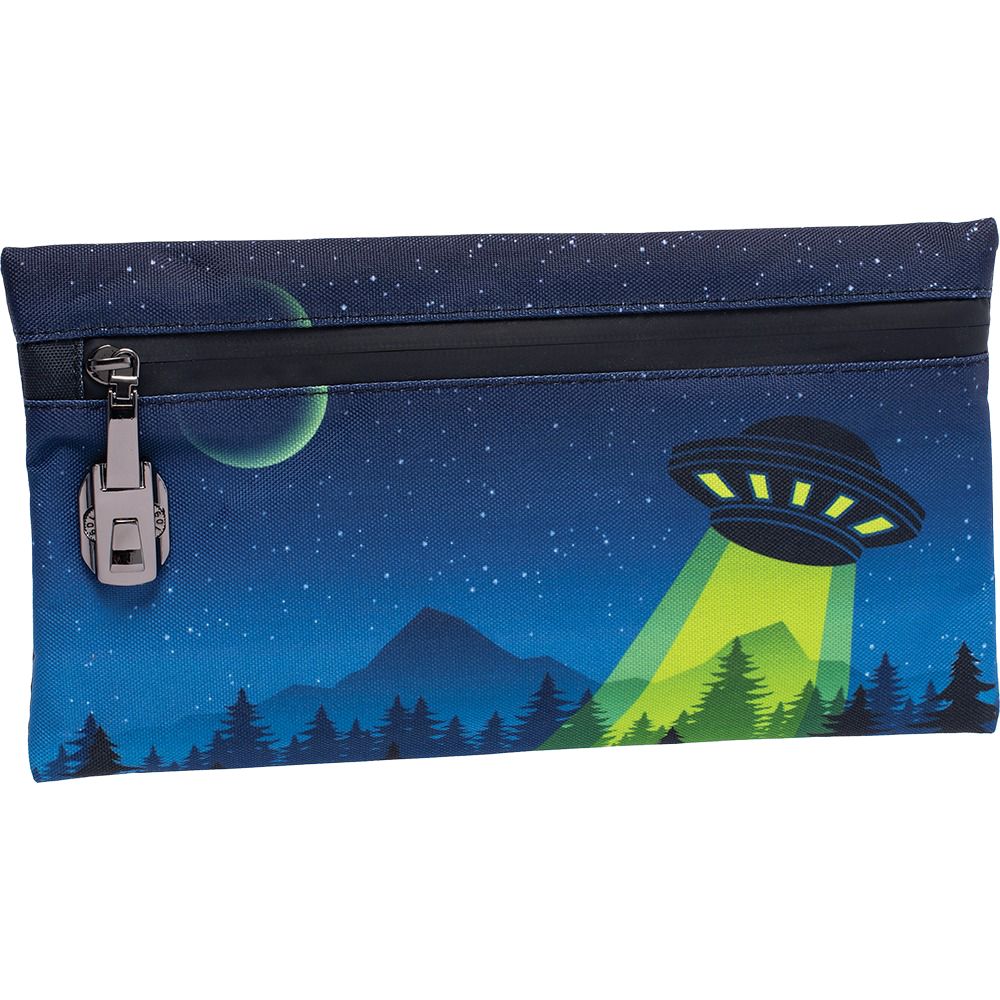 Smell Proof Zippered Fabric Pouch | 11" x 6" - Headshop.com