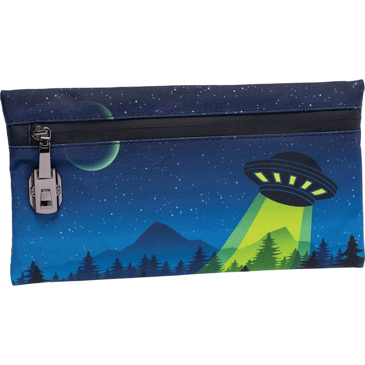 Smell Proof Zippered Fabric Pouch | 11" x 6" - Headshop.com
