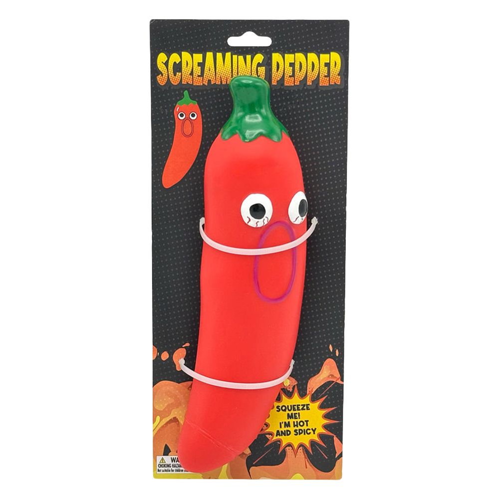 Screaming Chili Pepper Squeak Toy - Headshop.com