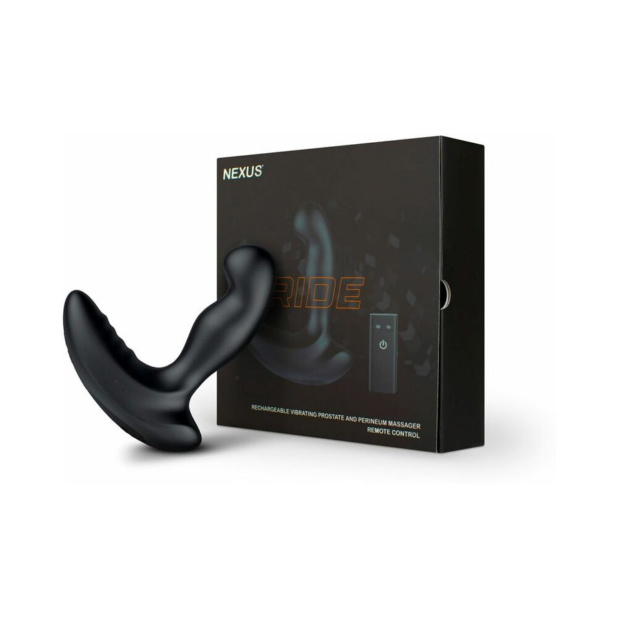 Nexus Ride Remote Control Prostate Dual Motor Vibrator Black - Headshop.com