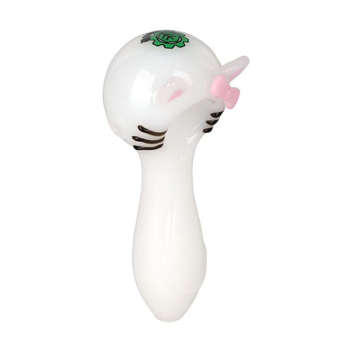 SeshGear Cute Kitty Glass Spoon Pipe - 4"