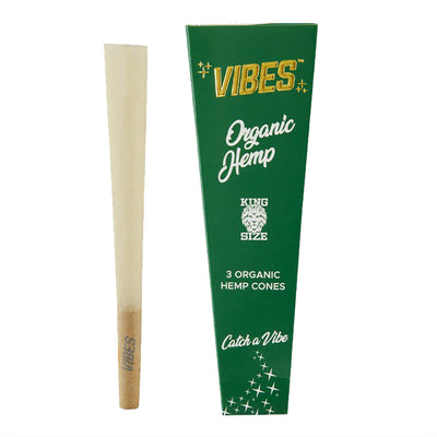 30PC DISPLAY - VIBES Organic Hemp Cones - Headshop.com