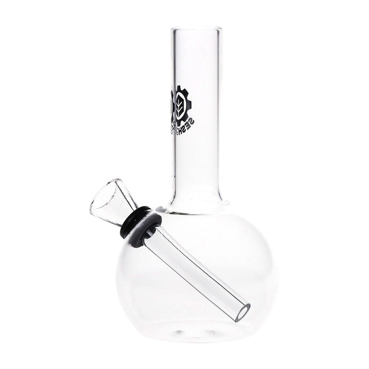 6CT BUNDLE - SeshGear Round Glass Water Pipe - 5" / Clear