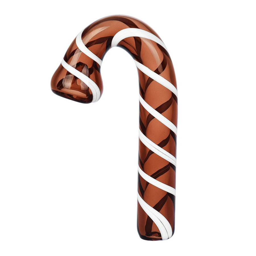 Candy Cane Glass Hand Pipe - 4.5" - Headshop.com