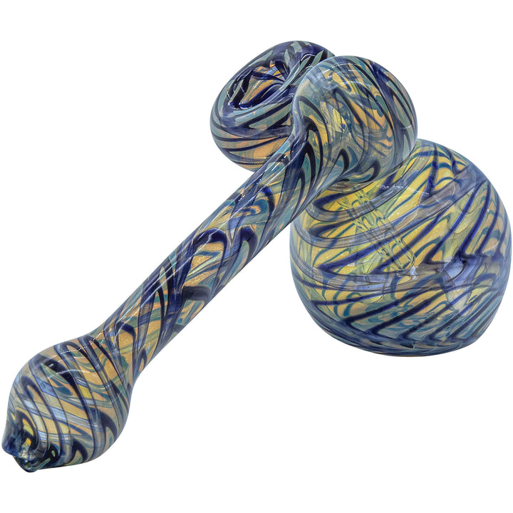 LA Pipes "Colored Sidecar" Fumed Sidecar Bubbler Pipe (Various Colors) - Headshop.com