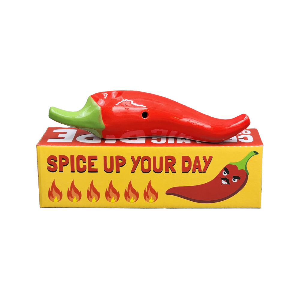 mini chili pepper pipe - red - Headshop.com