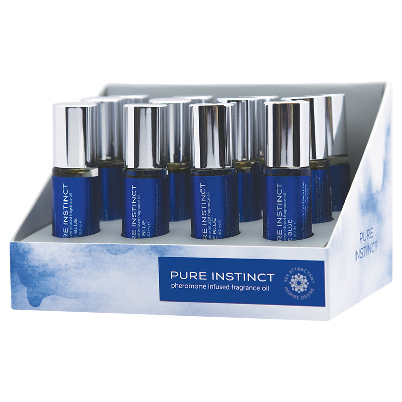 Pure Instinct Pheromone Fragrance Oil True Blue Roll On 12ct - Headshop.com