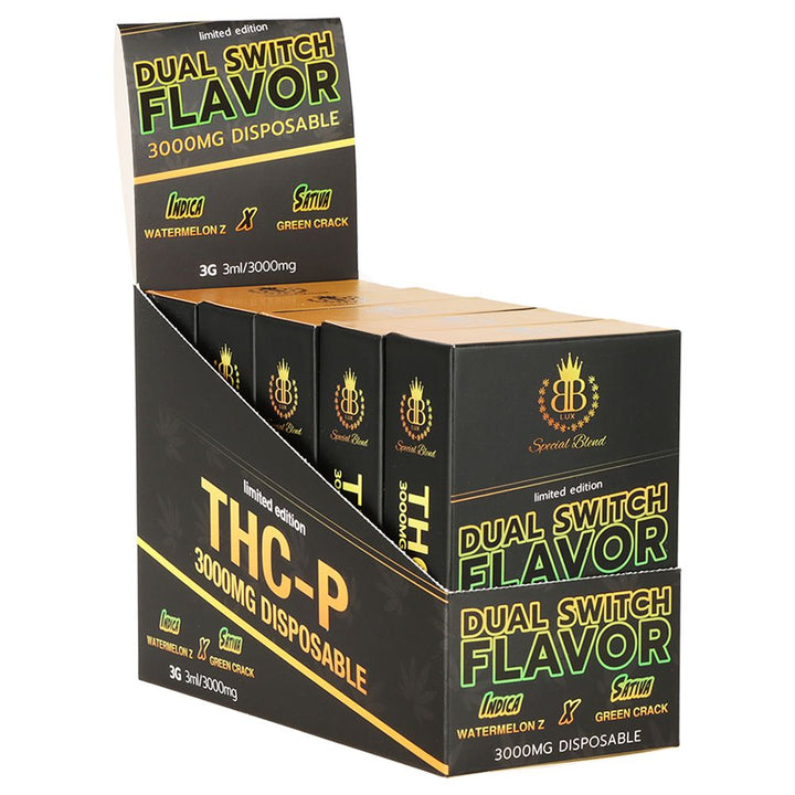 Budzburn THC Special Blend Dual Switch Flavor Disposable | 3g | 5ct Display