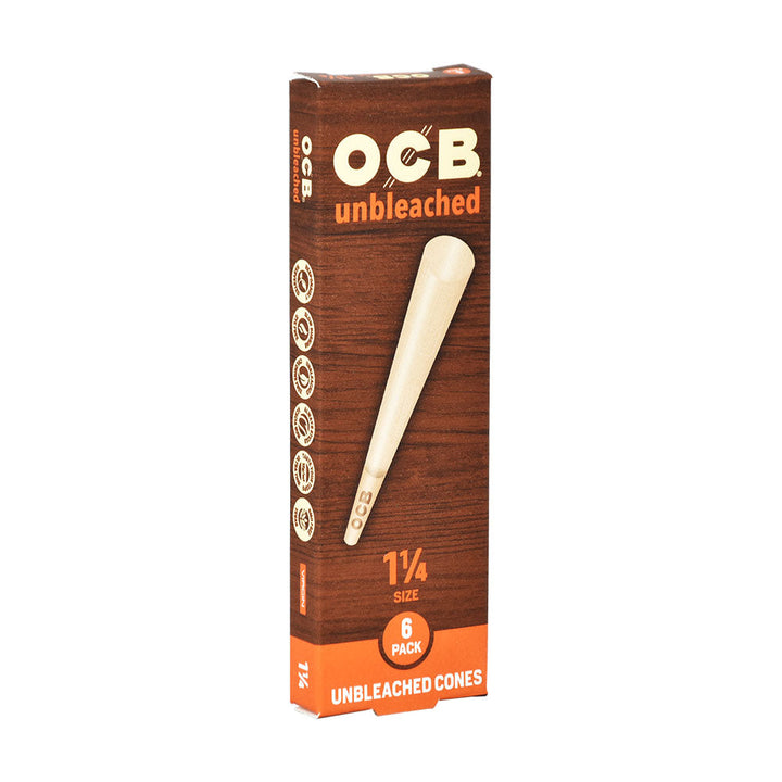 OCB Unbleached Cones | 24pc Display - Headshop.com