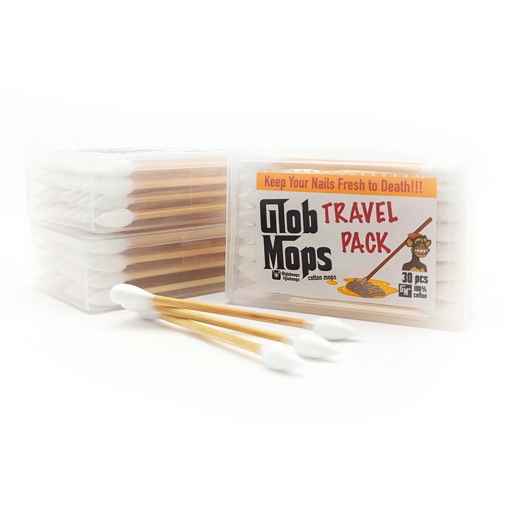 Glob Mops Dual Tip Cotton Swabs Travel Pack - 30pc - Headshop.com