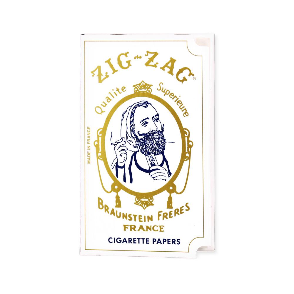 Zig Zag White Single Wide Rolling Papers - Headshop.com