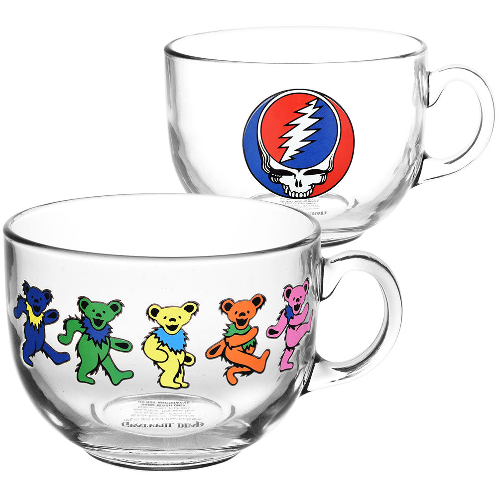 Grateful Dead Glass Soup Mug | 22oz - Headshop.com