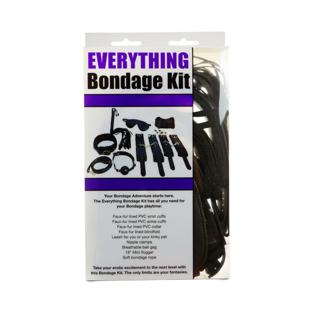 Ple'sur 12-Piece Everything Bondage Kit Black - Headshop.com