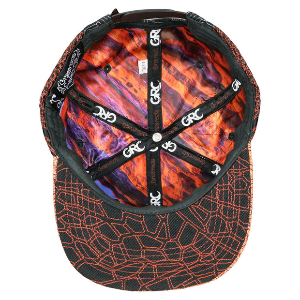 Grassroots Red Rocks Black and Red Snapback Hat