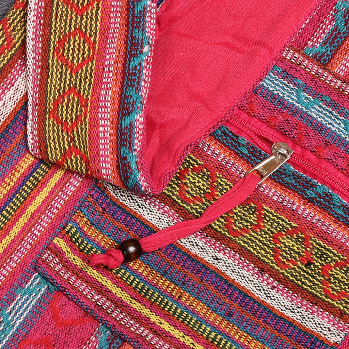Threadheads Aztec Patchwork Shoulder Sling Bag - 14"x16" / Colors Vary - Headshop.com