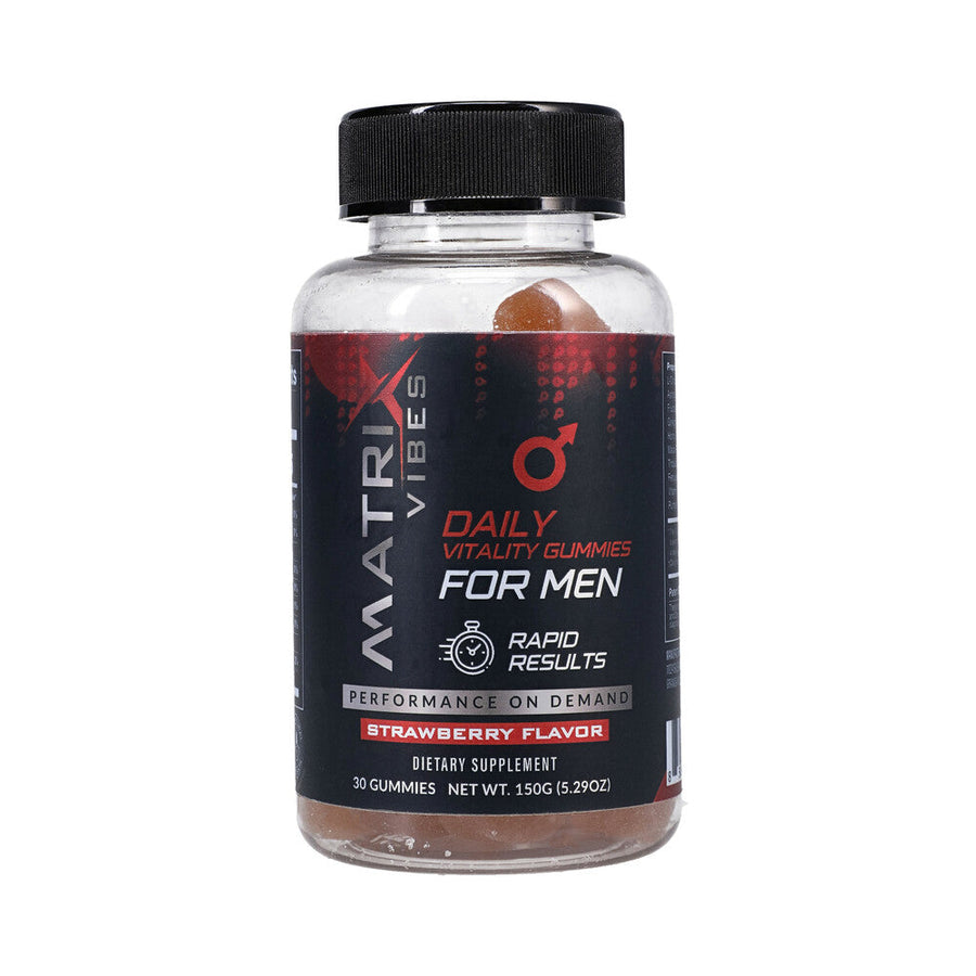 Matrix Daily Vitality Gummies for Men Strawberry 30-Pack 5 oz. Bottle - Headshop.com