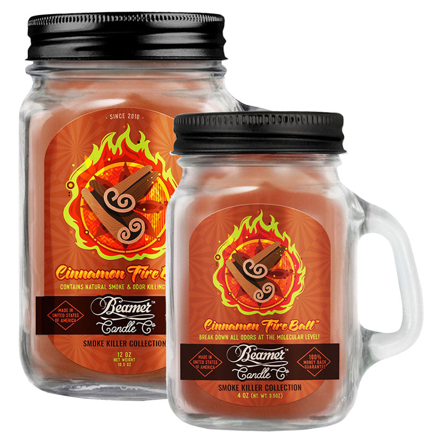 Beamer Candle Co. Mason Jar Candle | Cinnamon Fire Ball - Headshop.com