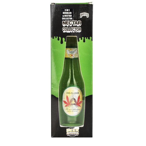 Dabtized Beer Burner Dab Straw & Dry Herb Pipe - 7.75" / 10mm F / Designs Vary - Headshop.com