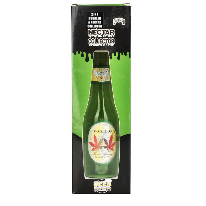Dabtized Beer Burner Dab Straw & Dry Herb Pipe - 7.75" / 10mm F / Designs Vary - Headshop.com