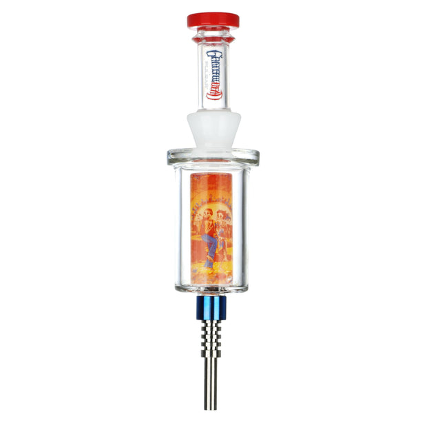 Grateful Dead x Pulsar Inside Print Vapor Vessel & SYF Dab Dish - 9.25" / Sunset Dance - Headshop.com