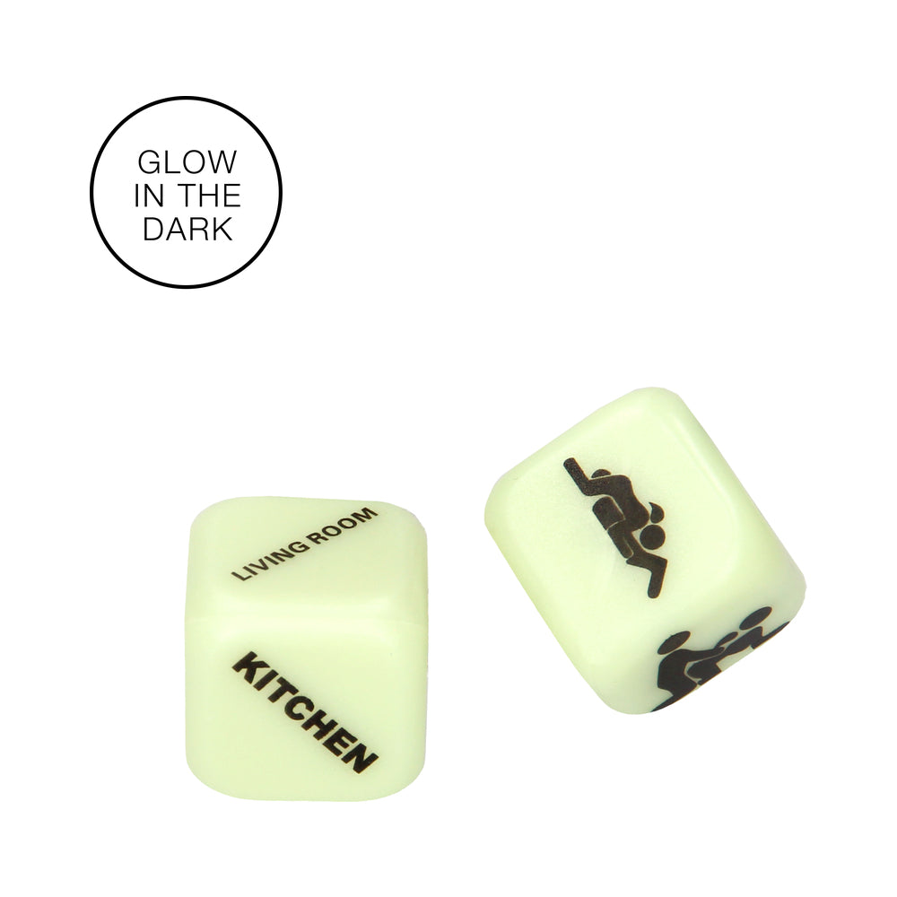 Shots S-Line Light Up Your Sexy Night Glow in the Dark Sex Dice - Headshop.com
