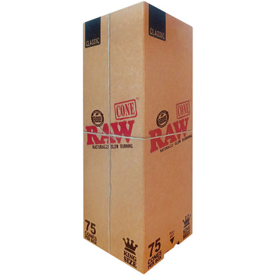 RAW Classic Pre-Rolled Cones | 75pc Box - Headshop.com