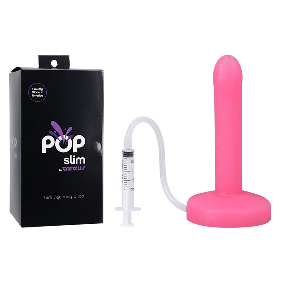 Tantus POP Slim Squirting Dildo Watermelon - Headshop.com