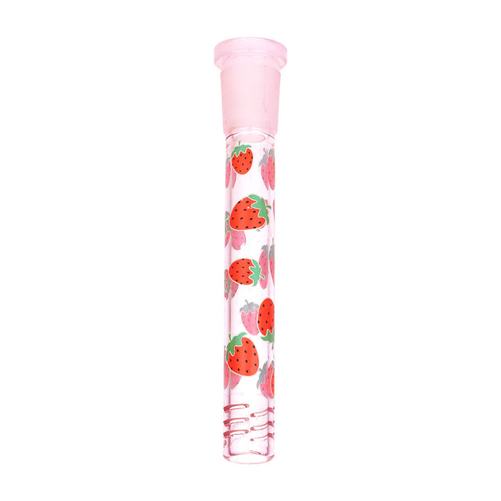 Pulsar Fruit Series Strawberry Cough Herb Pipe Glow Duo - 10" / 14mm F - Headshop.com
