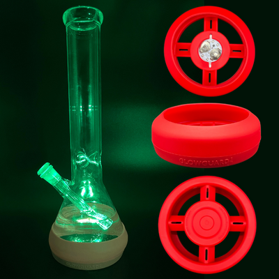 Bong Base Bumper USB Rechargeable 4.25in-6in Bases Silicone Fits Variety of Shapes - Headshop.com